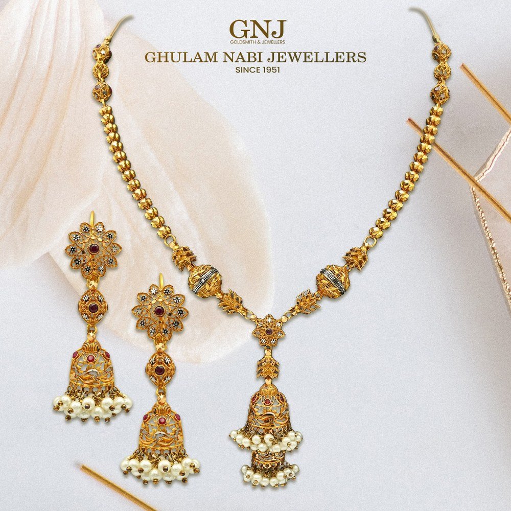 Gold Necklace Design NK001